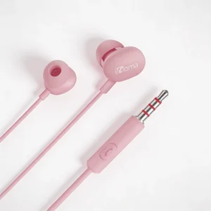 Audifonos Igoma Alambrico Tipo C Rosado