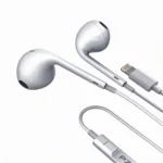 Audifonos Alambricos PZX Lightning Control de Volumen Blanco - Image 3