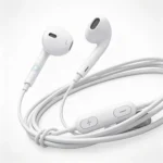 Audifonos Alambricos 3.5mm Control de Volumen Blanco - Image 3